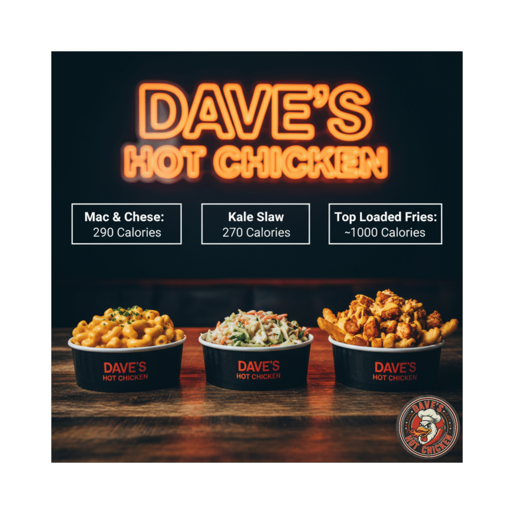 Dave's Hot Chicken Calories and Nutrition