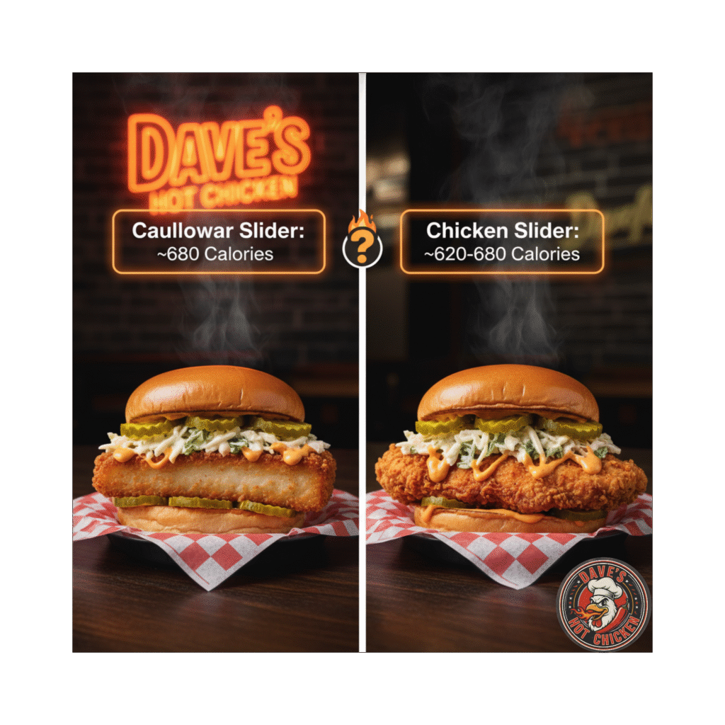 Dave's Hot Chicken Calories and Nutrition
