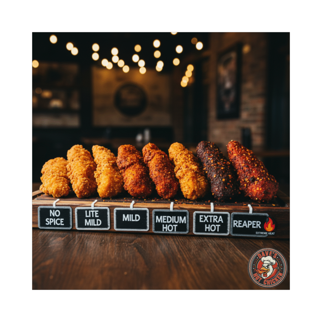 Dave's Hot Chicken Chicago Menu 2025: Sliders, Prices & Heat Levels